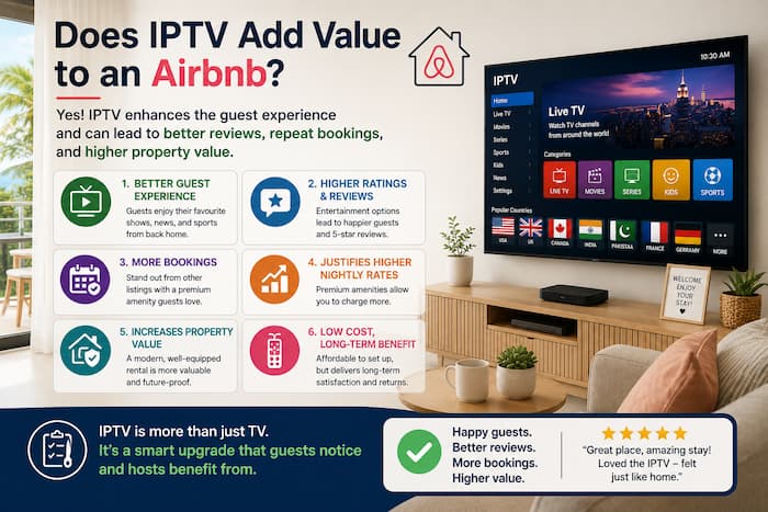 Does IPTV Add Value to an Airbnb?