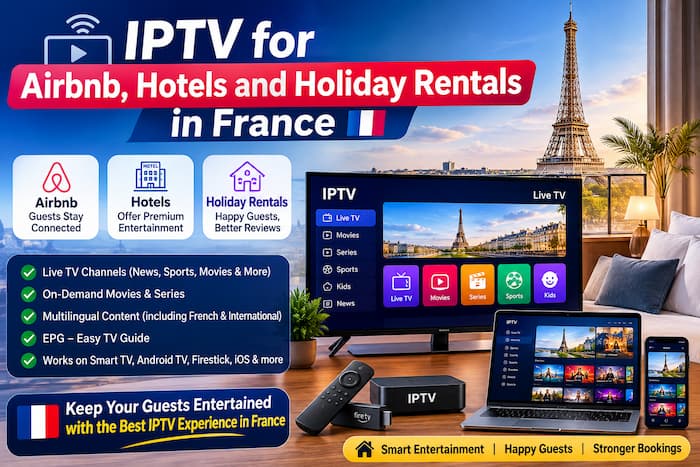 IPTV for Airbnb,