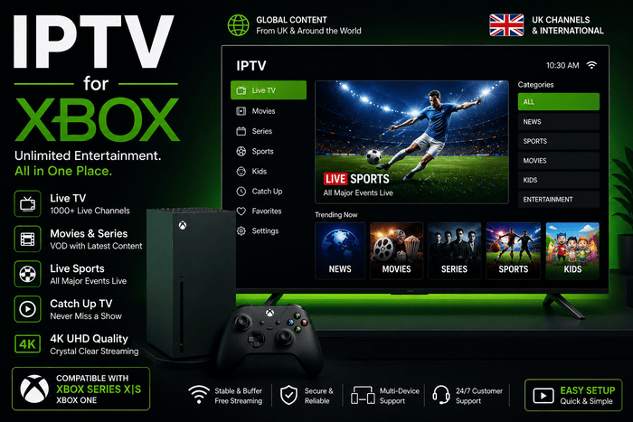 IPTV for Xbox 